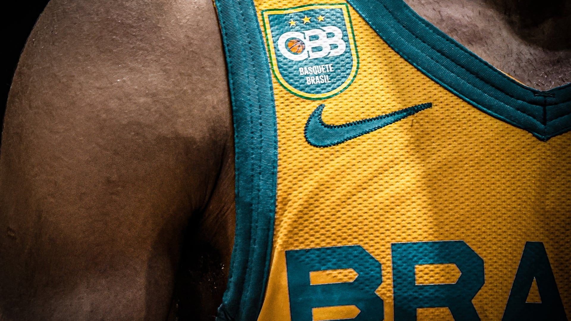 Camisa da Seleção Brasileira de basquete na Fiba U18 Americup