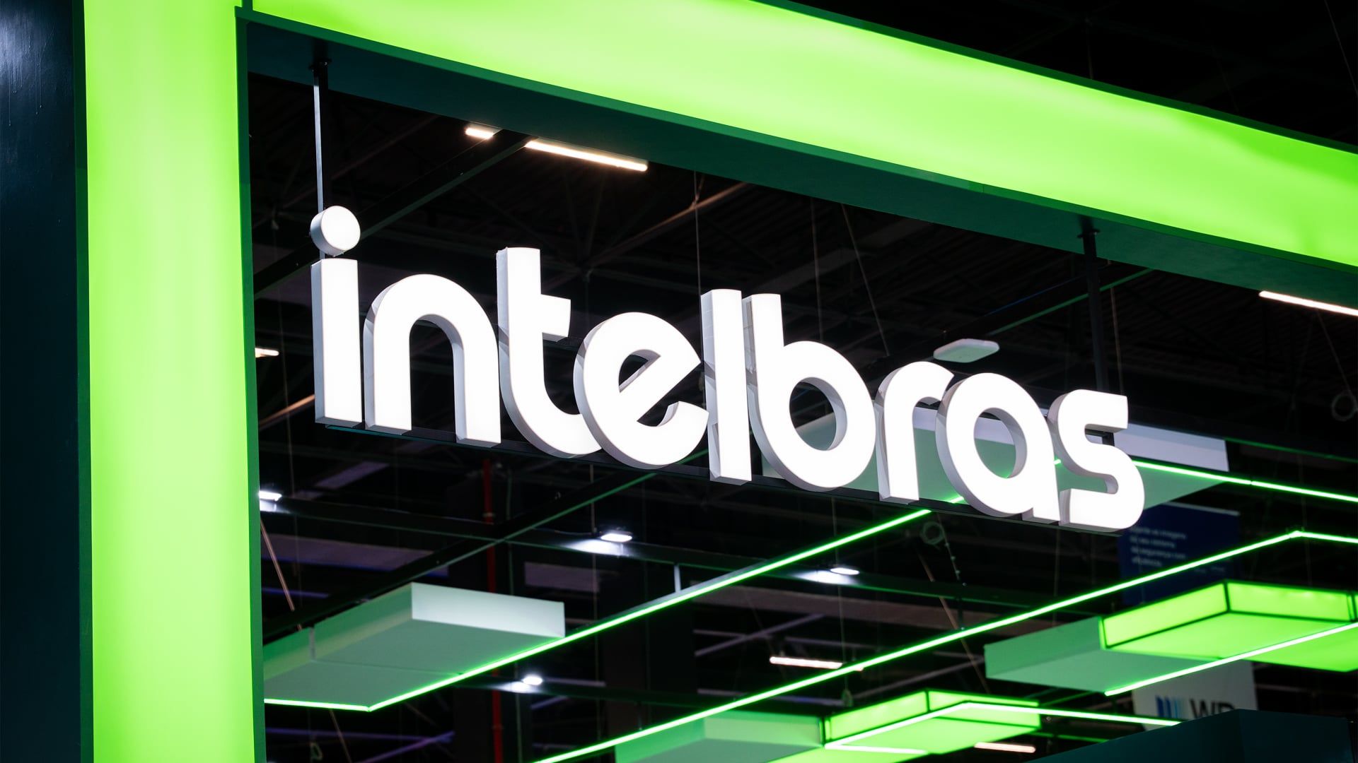 Estande da Intelbras na Exposec 2026